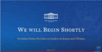 Президент США Джо Байден: відеовиступ зі зверненням щодо України (21:00)